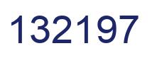 Number 132197 blue image