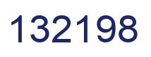 Number 132198 blue image