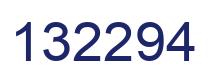 Number 132294 blue image