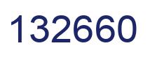 Number 132660 blue image