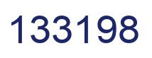 Number 133198 blue image