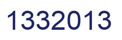 Number 1332013 blue image