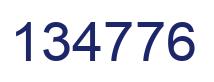 Número 134776 imagen azul