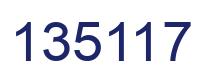 Number 135117 blue image