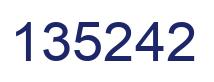 Número 135242 imagen azul