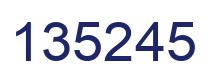 Número 135245 imagen azul