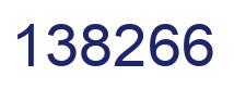 Number 138266 blue image