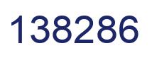 Number 138286 blue image