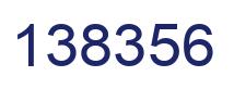 Number 138356 blue image