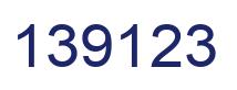 Number 139123 blue image