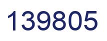Número 139805 imagen azul