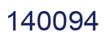 Number 140094 blue image