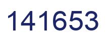 Número 141653 imagen azul