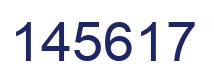 Número 145617 imagen azul