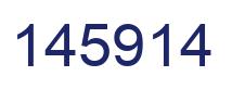 Number 145914 blue image