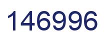 Number 146996 blue image
