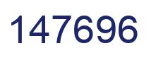 Número 147696 imagen azul