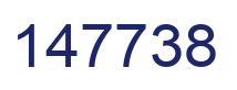Número 147738 imagen azul