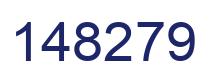 Number 148279 blue image