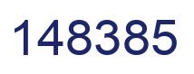 Número 148385 imagen azul