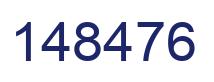 Number 148476 blue image