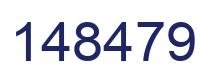 Number 148479 blue image