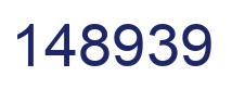 Number 148939 blue image