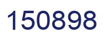 Número 150898 imagen azul