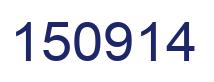 Número 150914 imagen azul