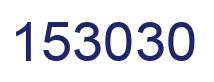 Número 153030 imagen azul