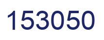 Número 153050 imagen azul
