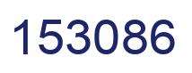 Número 153086 imagen azul