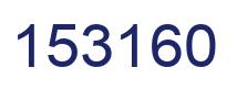 Number 153160 blue image
