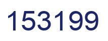 Number 153199 blue image
