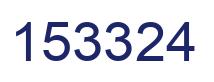 Número 153324 imagen azul