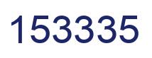 Número 153335 imagen azul
