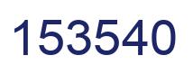 Número 153540 imagen azul