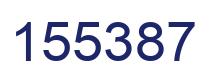 Number 155387 blue image