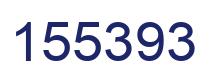 Number 155393 blue image