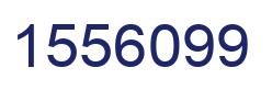 Number 1556099 blue image