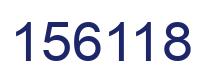 Number 156118 blue image
