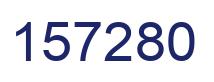 Number 157280 blue image