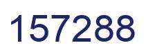 Number 157288 blue image