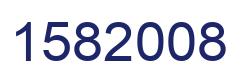 Number 1582008 blue image