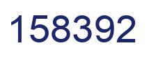 Number 158392 blue image