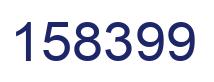 Number 158399 blue image
