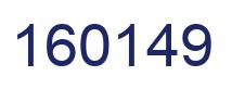 Number 160149 blue image