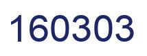Number 160303 blue image