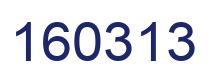 Number 160313 blue image