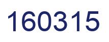 Number 160315 blue image